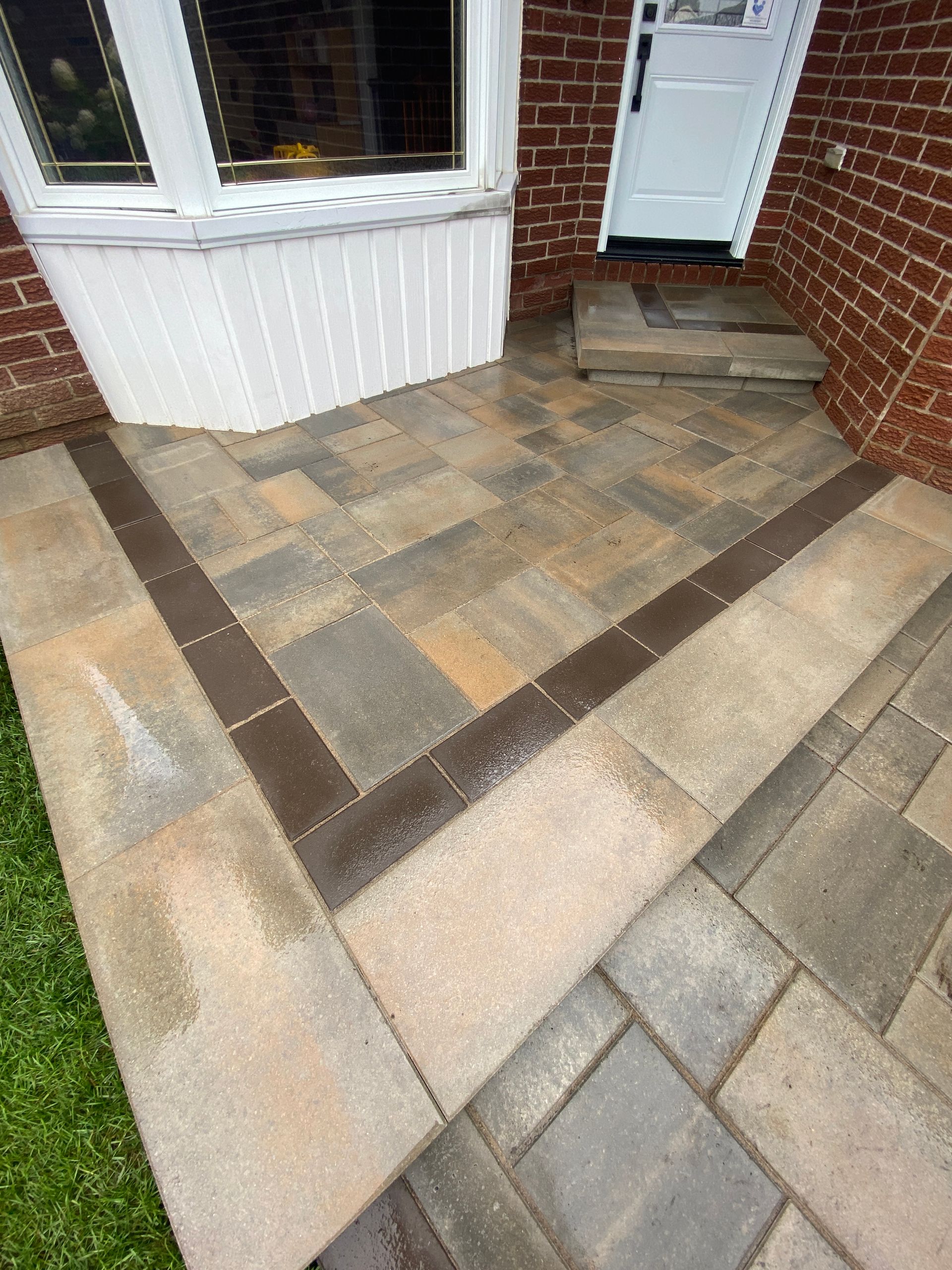 walkway outside a house