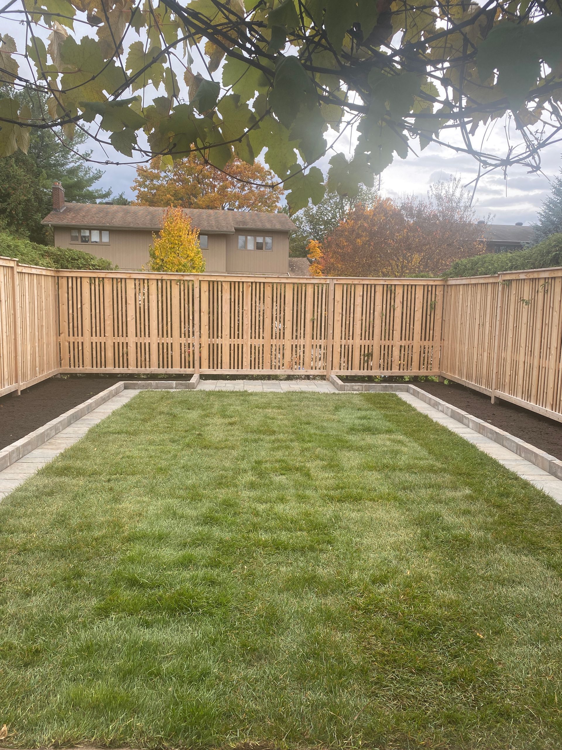 softscape element outside the house