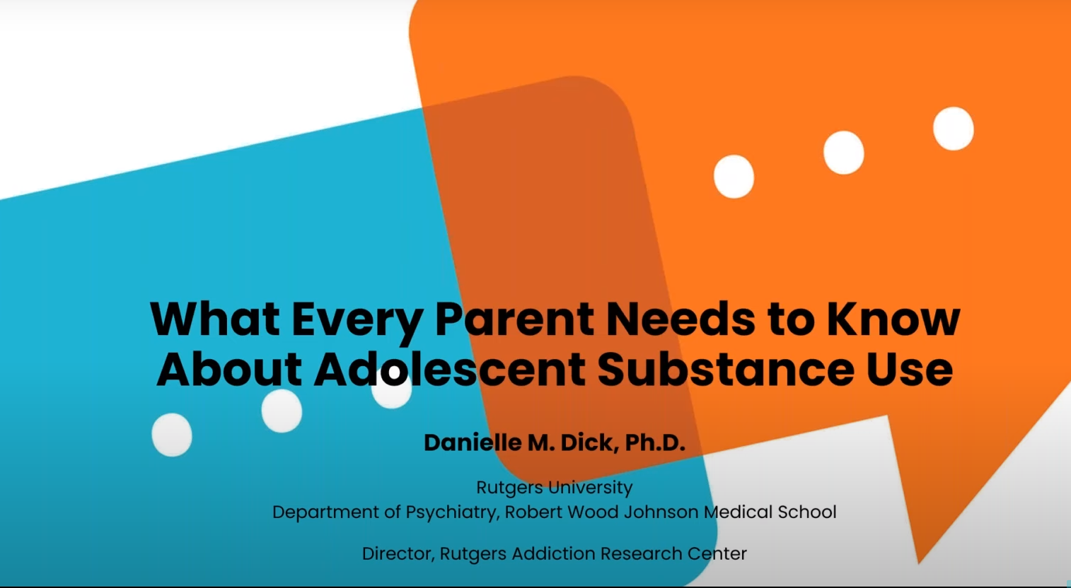 What every parent needs to know about adolescent substance use