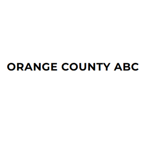 Orange county abc logo on a white background