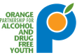 An orange partnership for alcohol and drug free youth logo