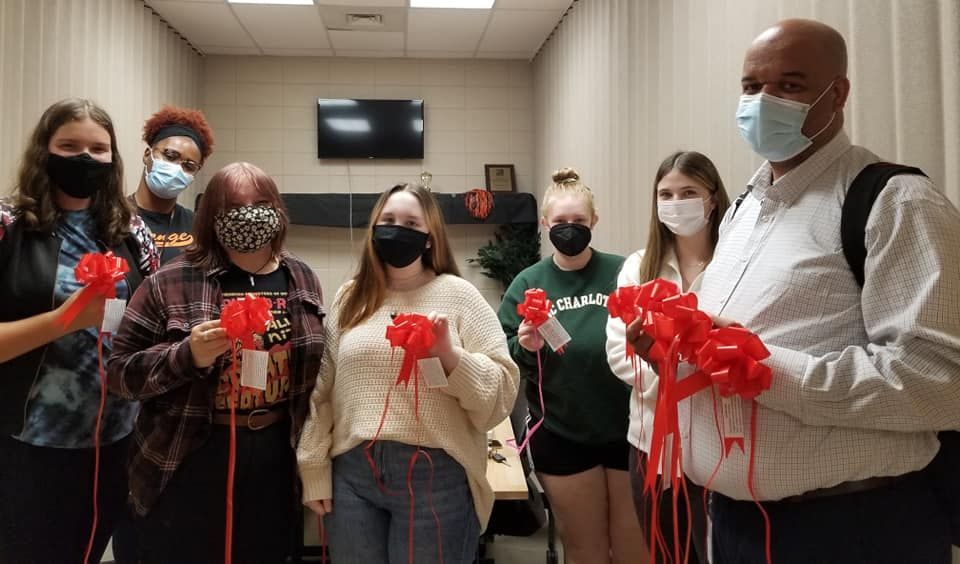 ADAPT students promoting Red Ribbon Week