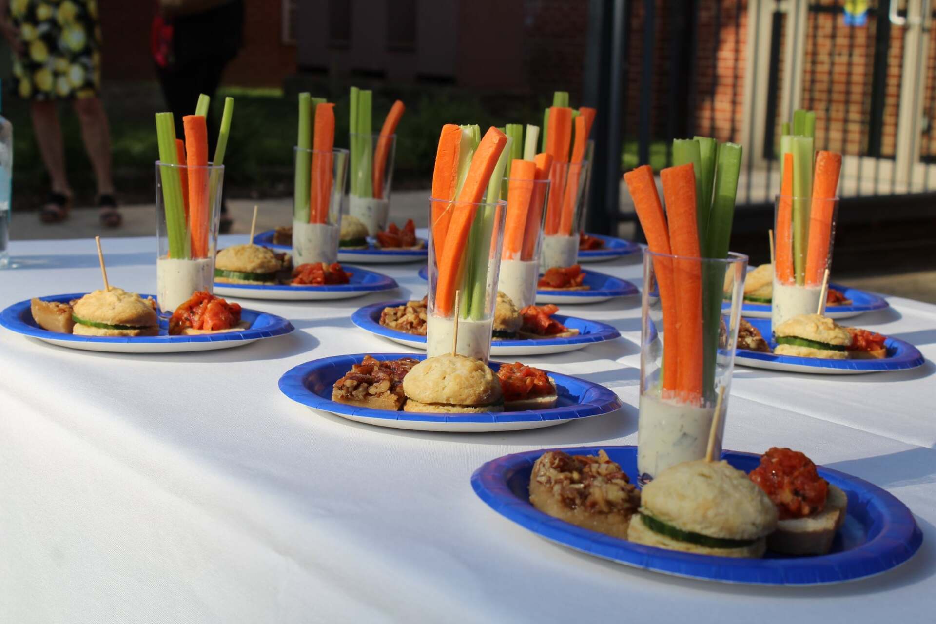 image of food served at the Syntelligent event
