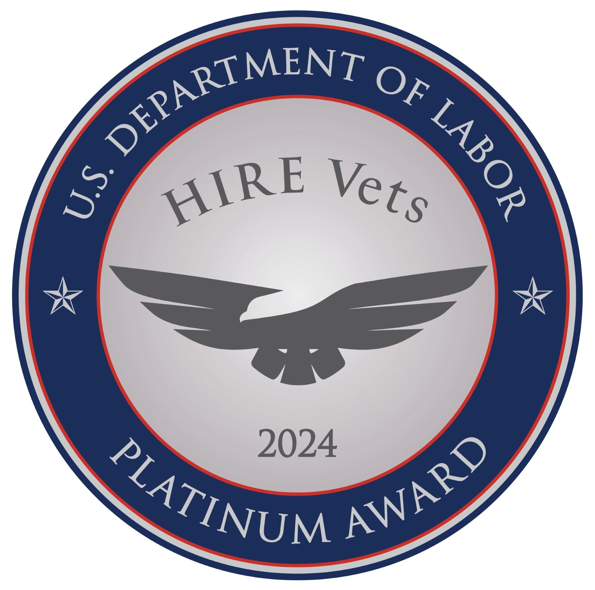 Hire Vets Platinum medallion image