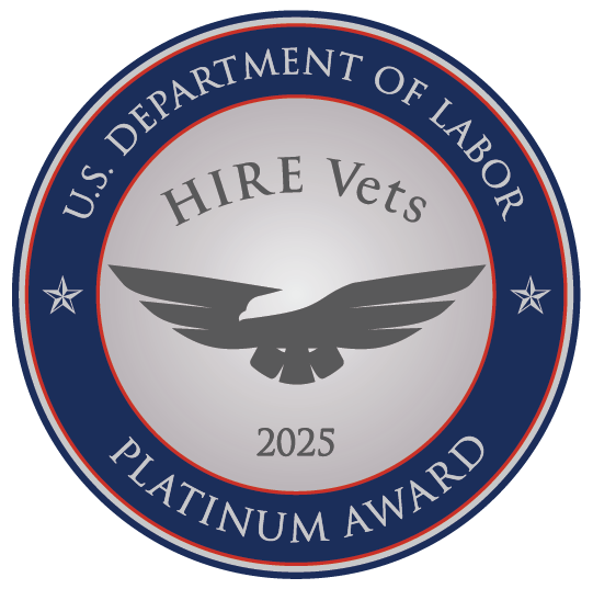 Hire Vets Platinum logo - 2025