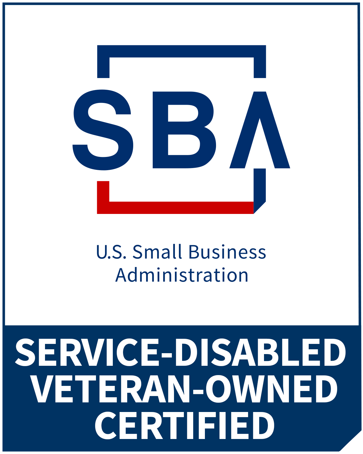 Service-Disabled Veteran-Owned Certified logo