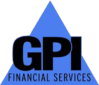 The logo for gpi financial services is a blue triangle.