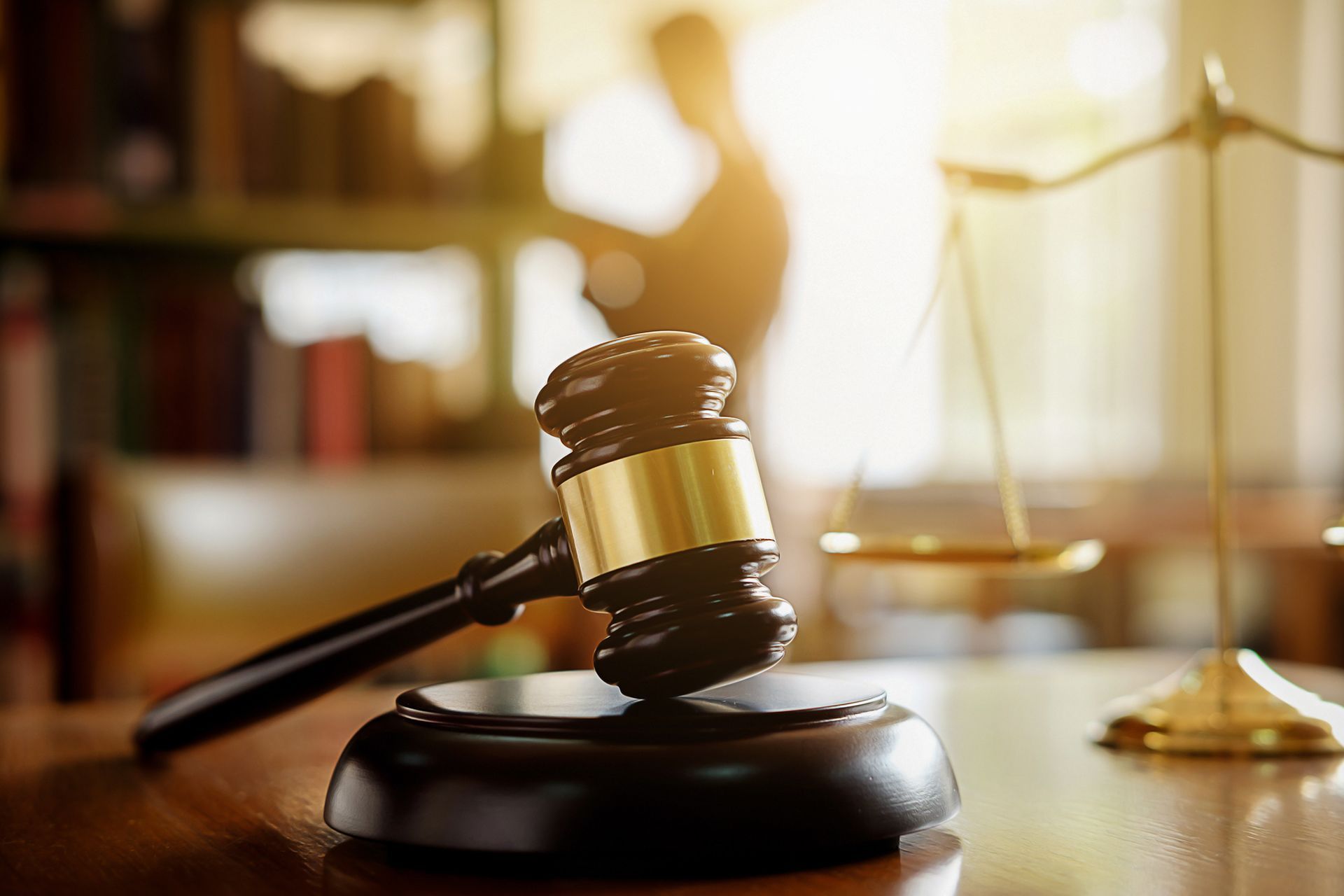Law Gavel on the Table