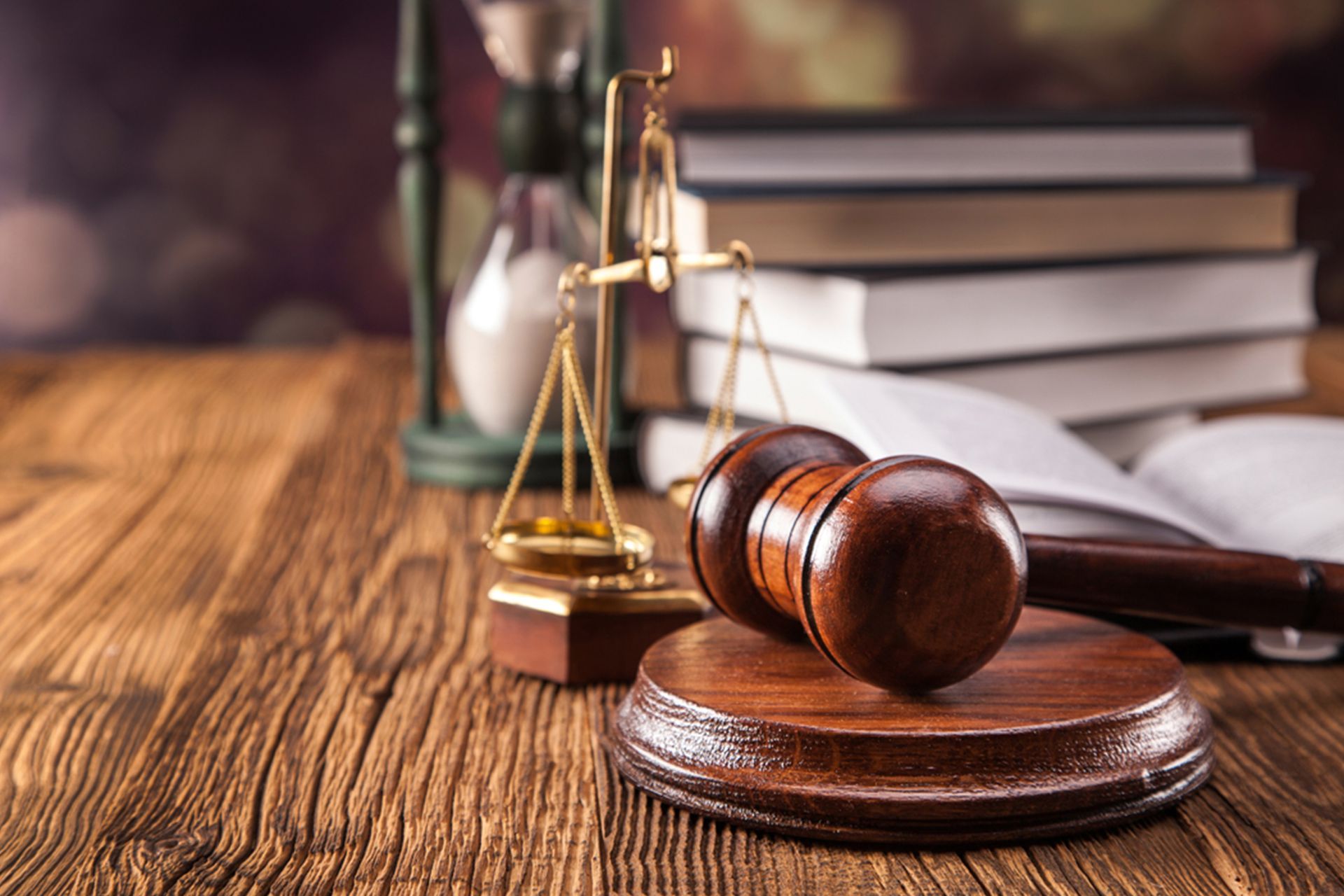 Gavel and Law Books
