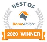 It is a badge that says `` best of homeadvisor 2020 winner ''.