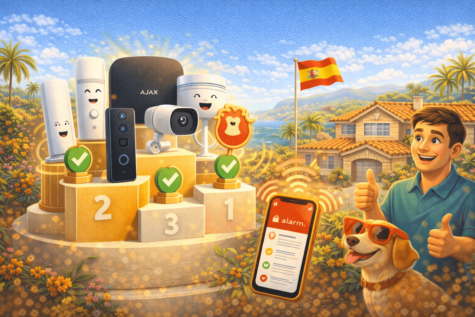 Het best alarm systeem voor Spanje