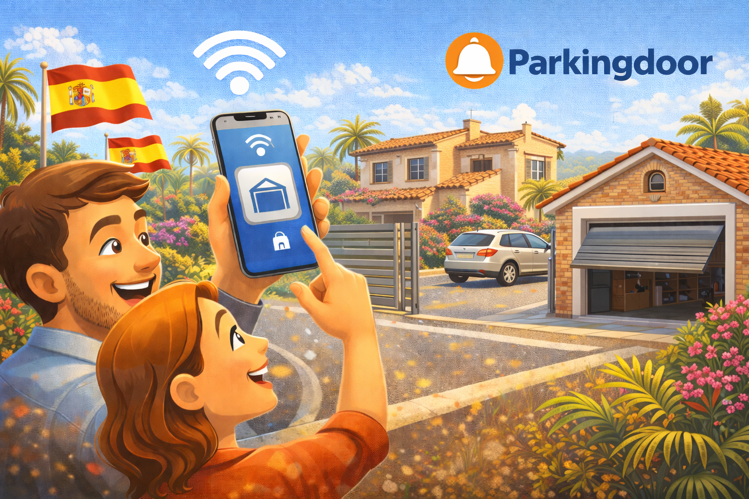 Parkingdoor Smartphone poort- en garageopener blognieuws