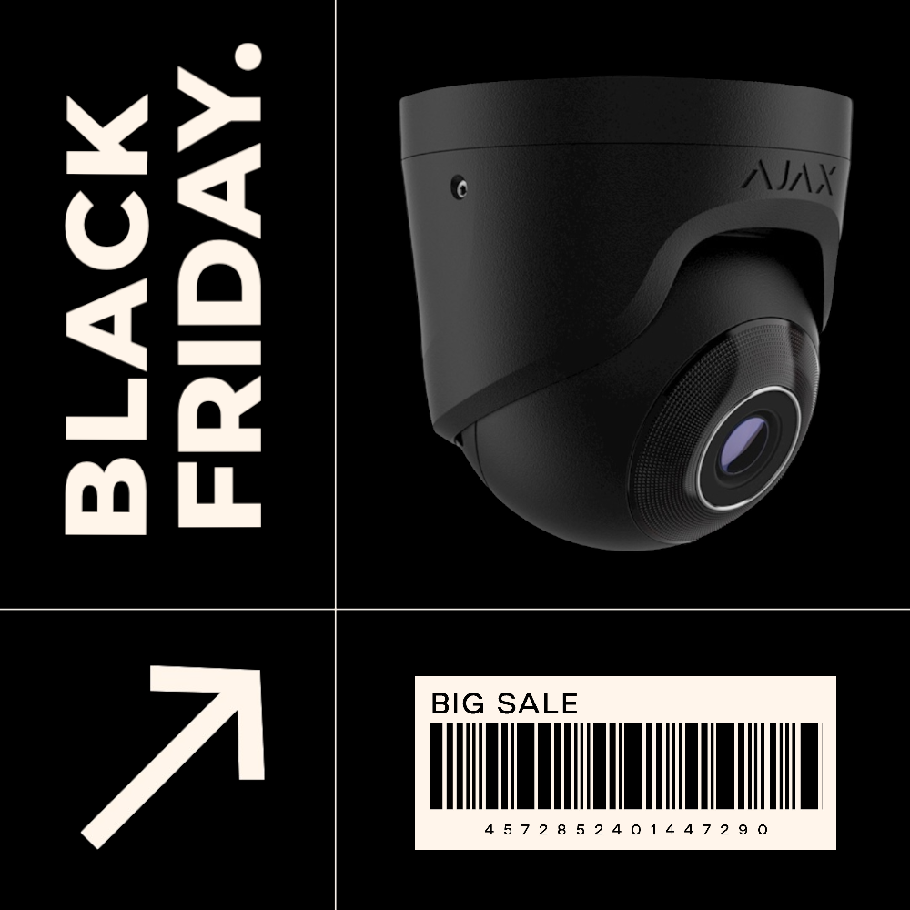 RH Beveiliging Black Friday Acties - AJAX TorretCam camera