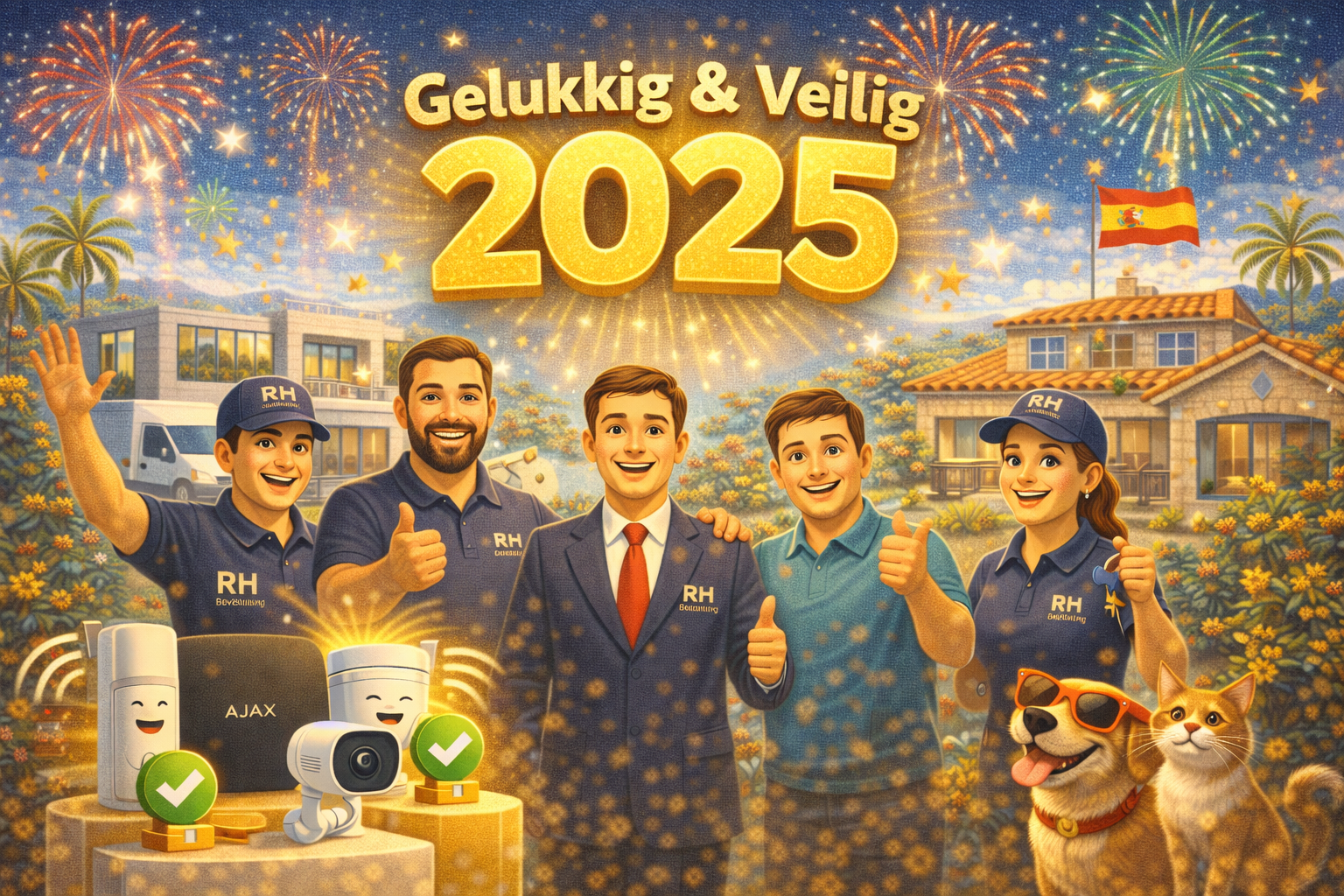 RH Beveiliging wenst u een gelukkig en gezond 2025