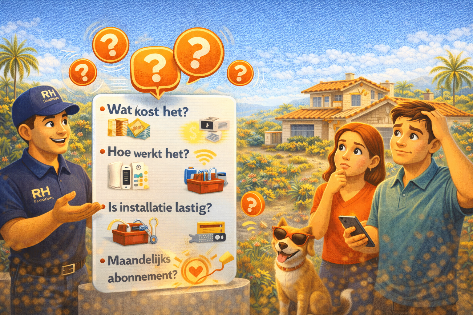 Wat kost een alarm voor mijn woning in Spanje