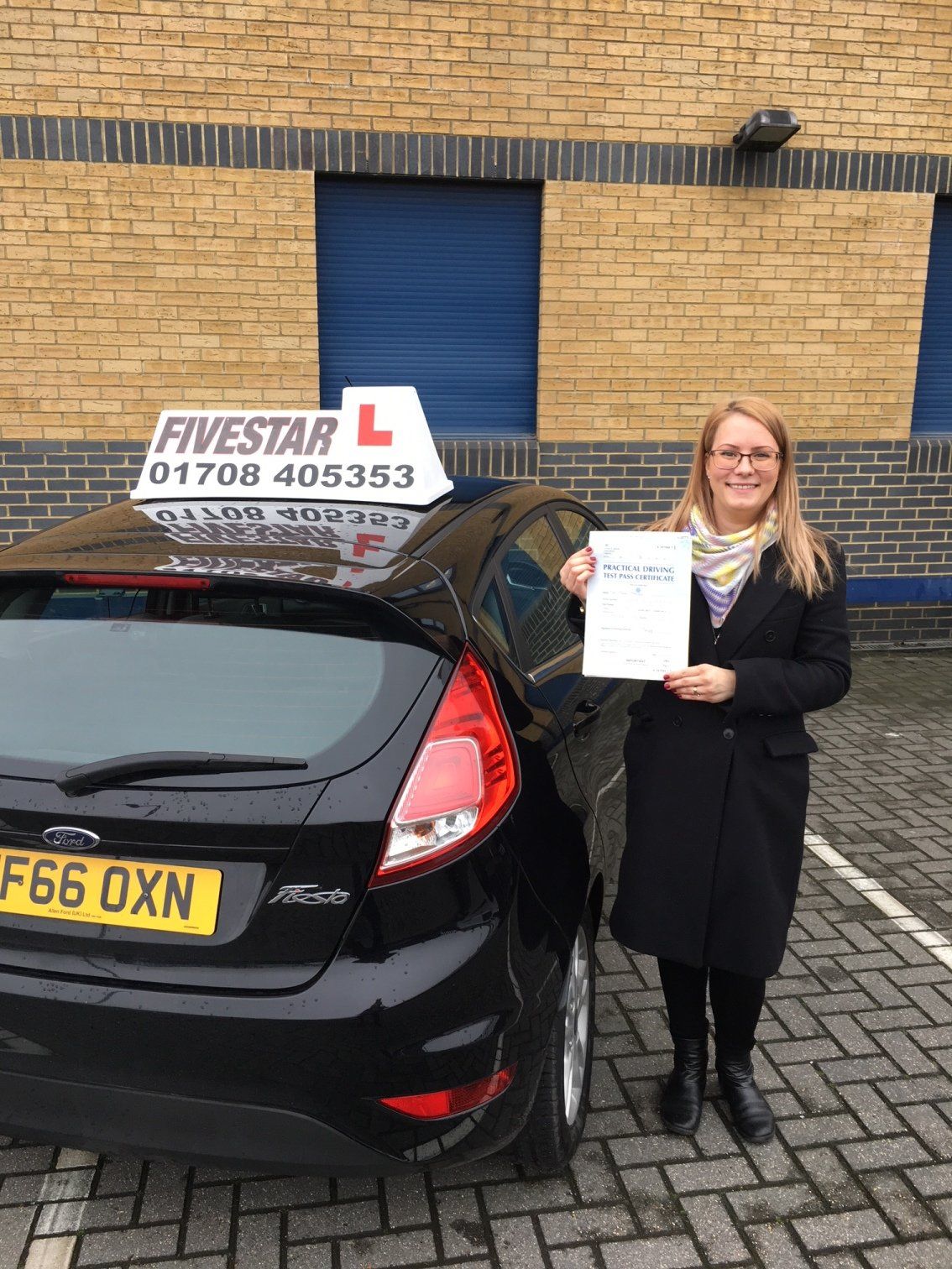 Alina passed her driving test with Gary  in 2018 - FIVESTAR Driver Training