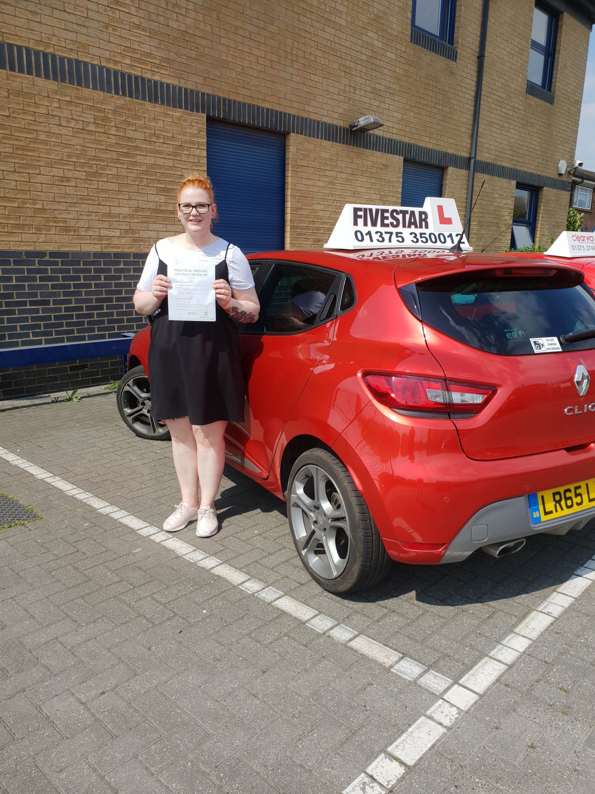 Amy passed her driving test with Michelle at FIVESTAR Driver Training
