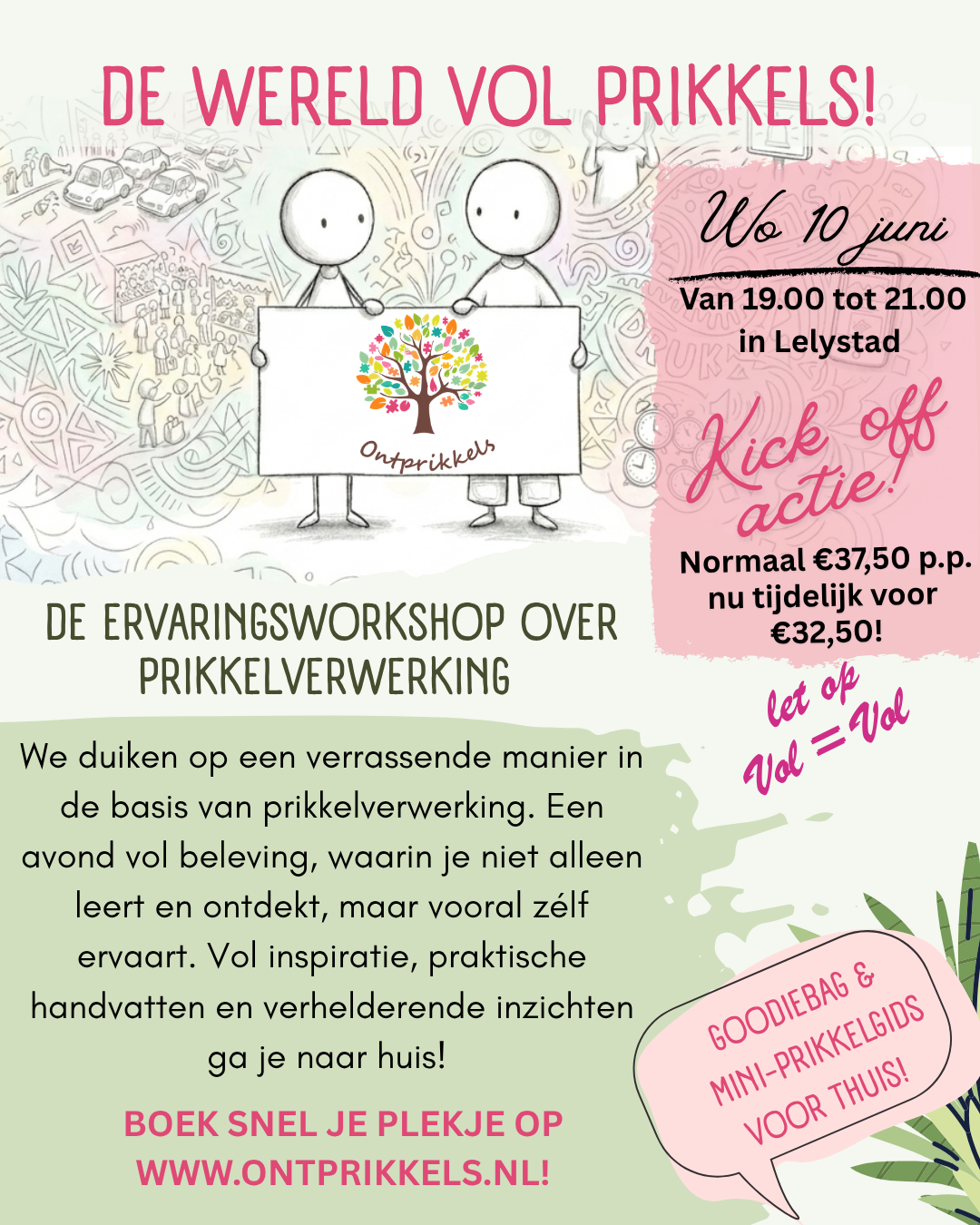 De wereld vol prikkels! - Ervaringsworkshop