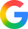 Google logo, a multicolored 