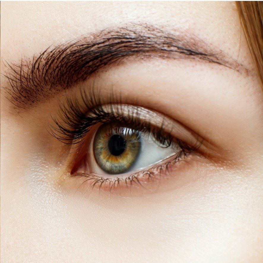 Brow and lash treatment 'after' shot