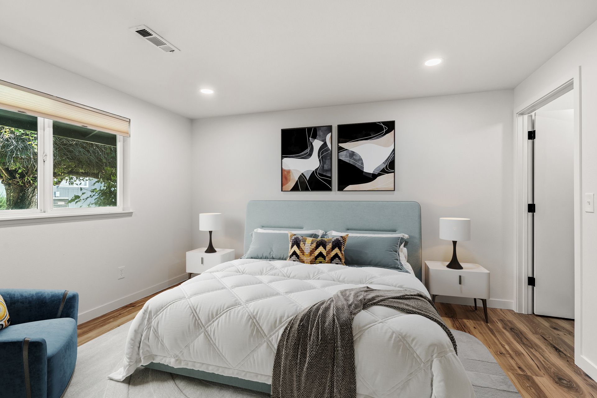 Renovated Flat Master Bedroom