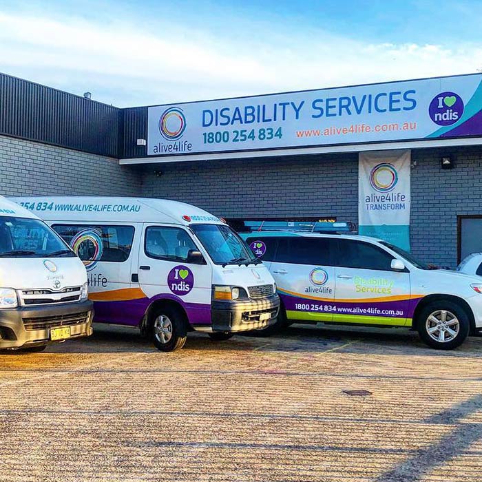 Alive4Life's fleet for transport services Wollongong