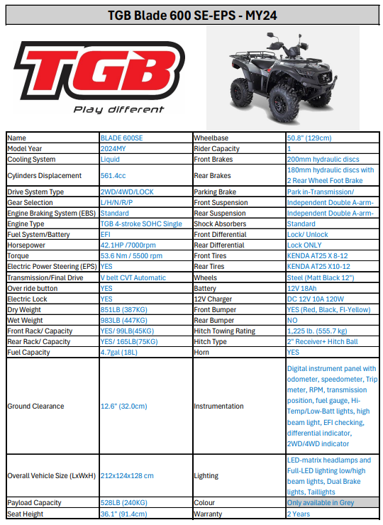 A Black Atv is Sitting on a White Surface — MPE Adventure Quads & Bikes In Thornton, NSW