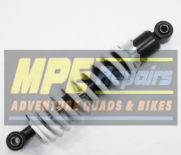 Black and Red Motorcycle Shock Absorber With Coil Spring — MPE Adventure Quads & Bikes In Thornton, NSW