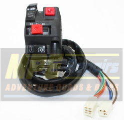 Motorcycle Handlebar Switch With Buttons and Wiring — MPE Adventure Quads & Bikes In Thornton, NSW