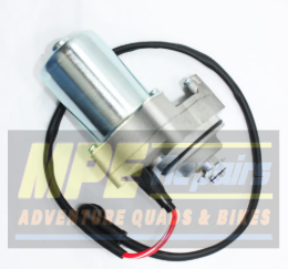 Silver and Black ATV Starter Motor With Wiring — MPE Adventure Quads & Bikes In Thornton, NSW