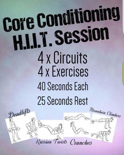 Extreme workout regime