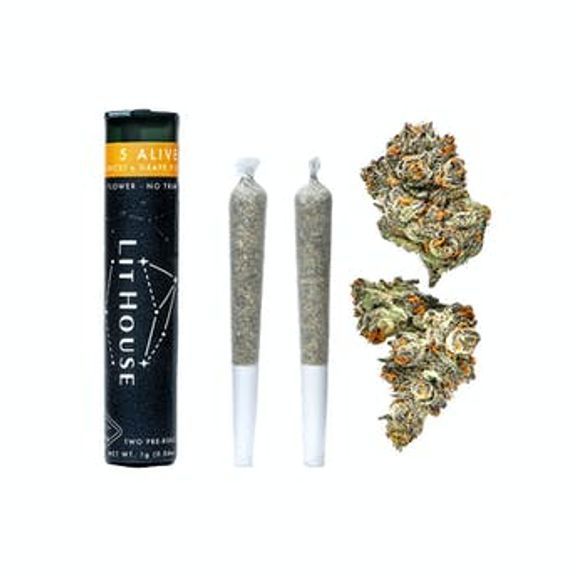 Lithouse 5 Alive Pre-Roll 2-Pack (Sativa)