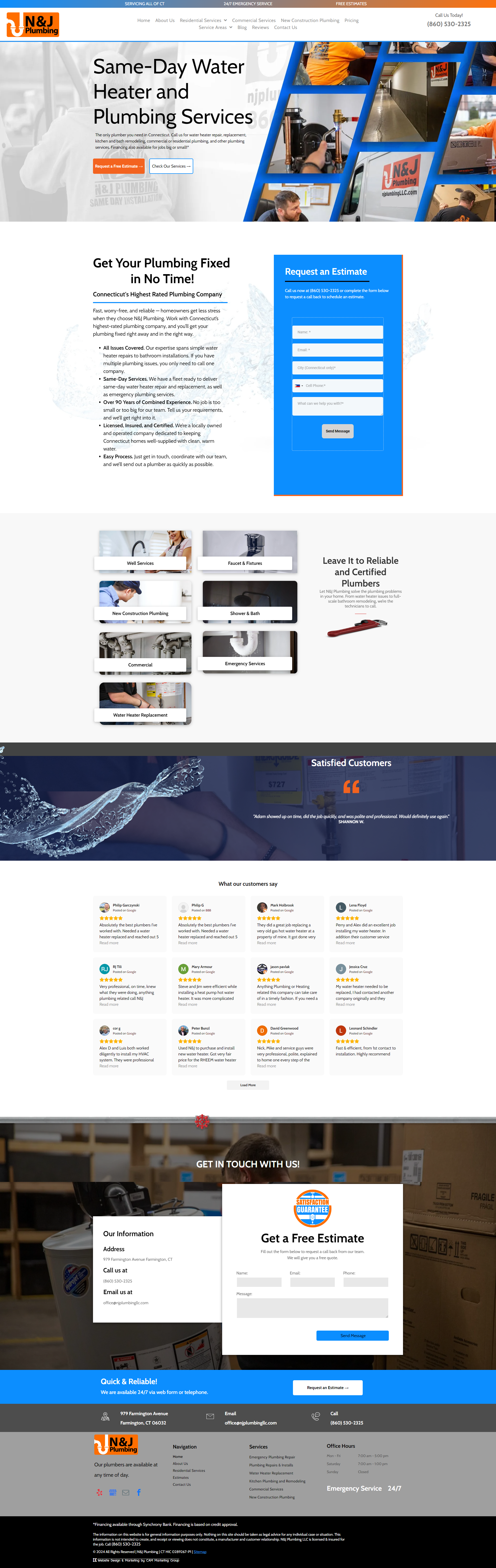 A screenshot of the homepage of a website.