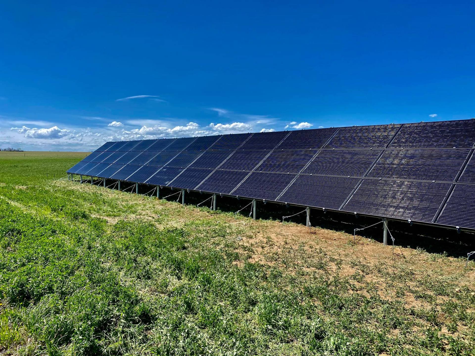 Solar Panels In Open Field — Cheyenne, WY — The Electric & Solar Specialist