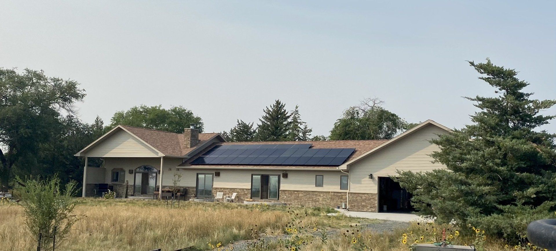 Huge House With Solar Panels — Cheyenne, WY — The Electric & Solar Specialist