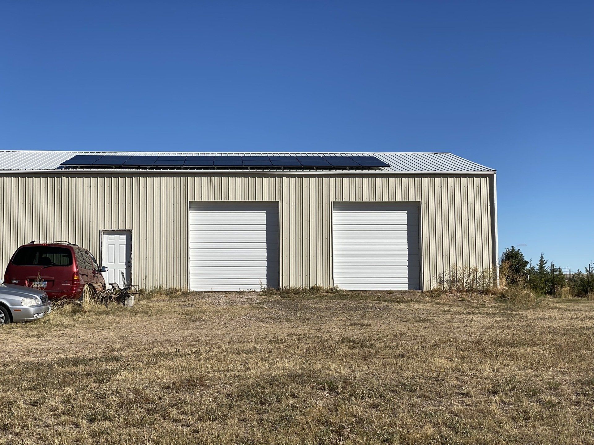 Warehouse With Solar Panel In The Roof — Cheyenne, WY — The Electric & Solar Specialist