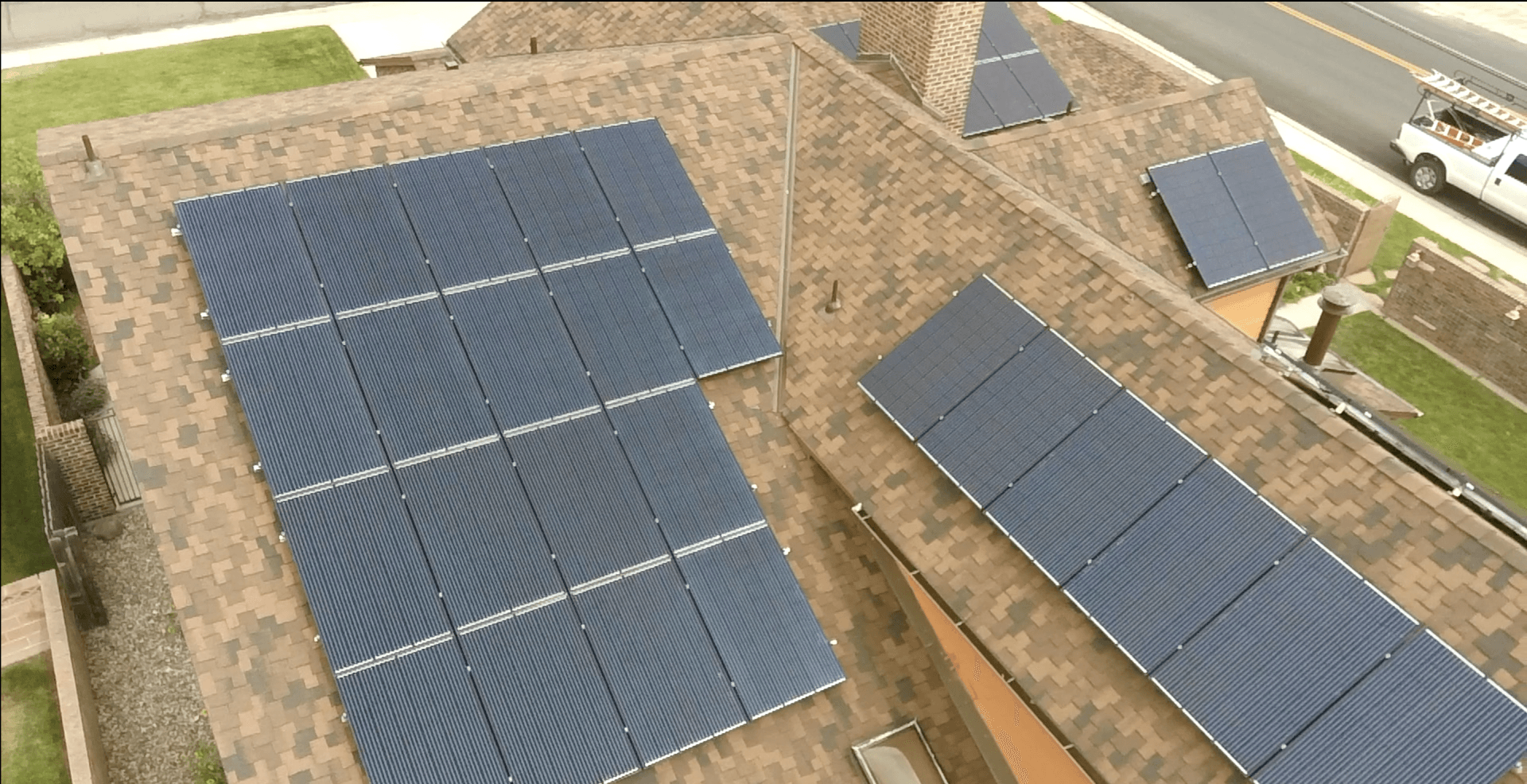 Sloped Roofs With Solar Panels — Cheyenne, WY — The Electric & Solar Specialist