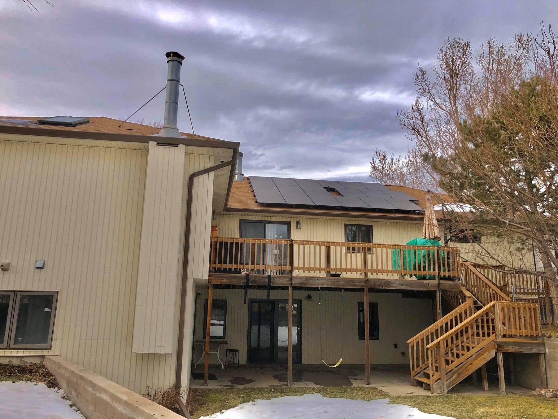 Roof Installed Solar Panel — Cheyenne, WY — The Electric & Solar Specialist
