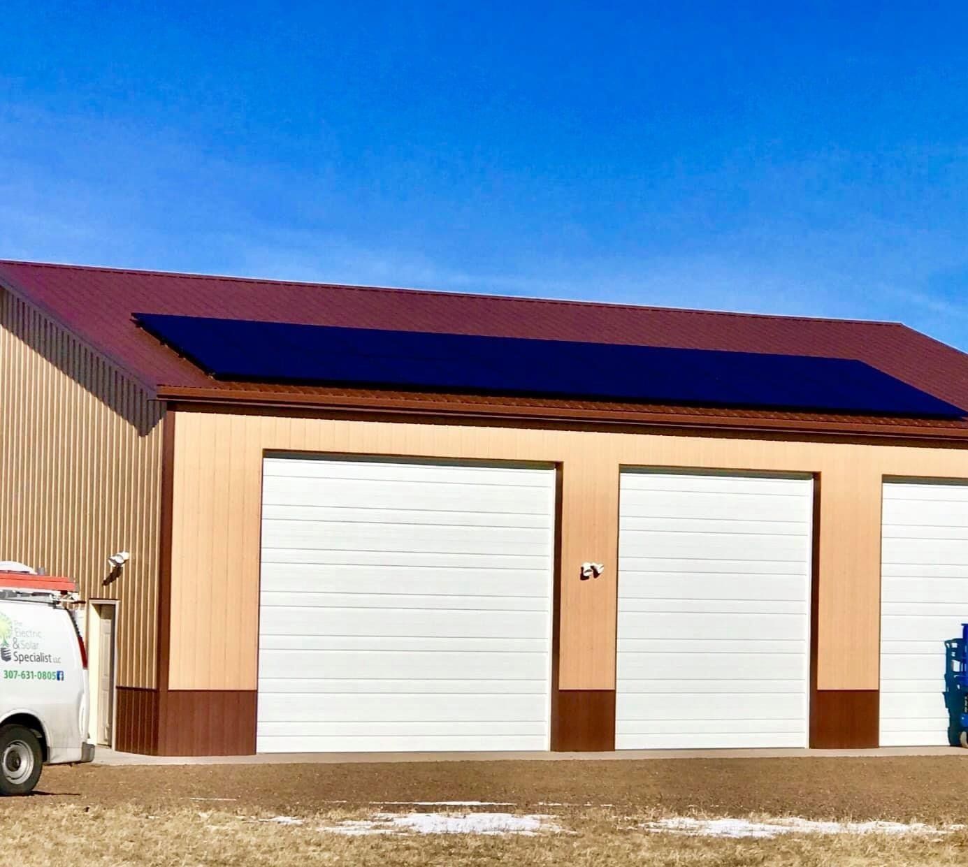 Solar Panels In Garages — Cheyenne, WY — The Electric & Solar Specialist