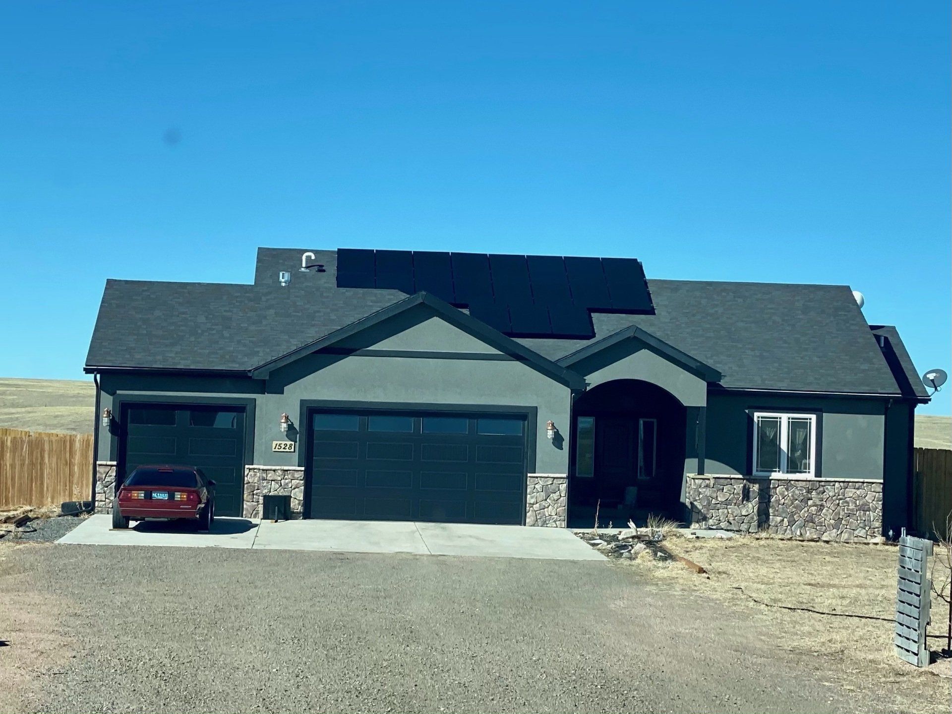 Front View House  Solar Panel  — Cheyenne, WY — The Electric & Solar Specialist