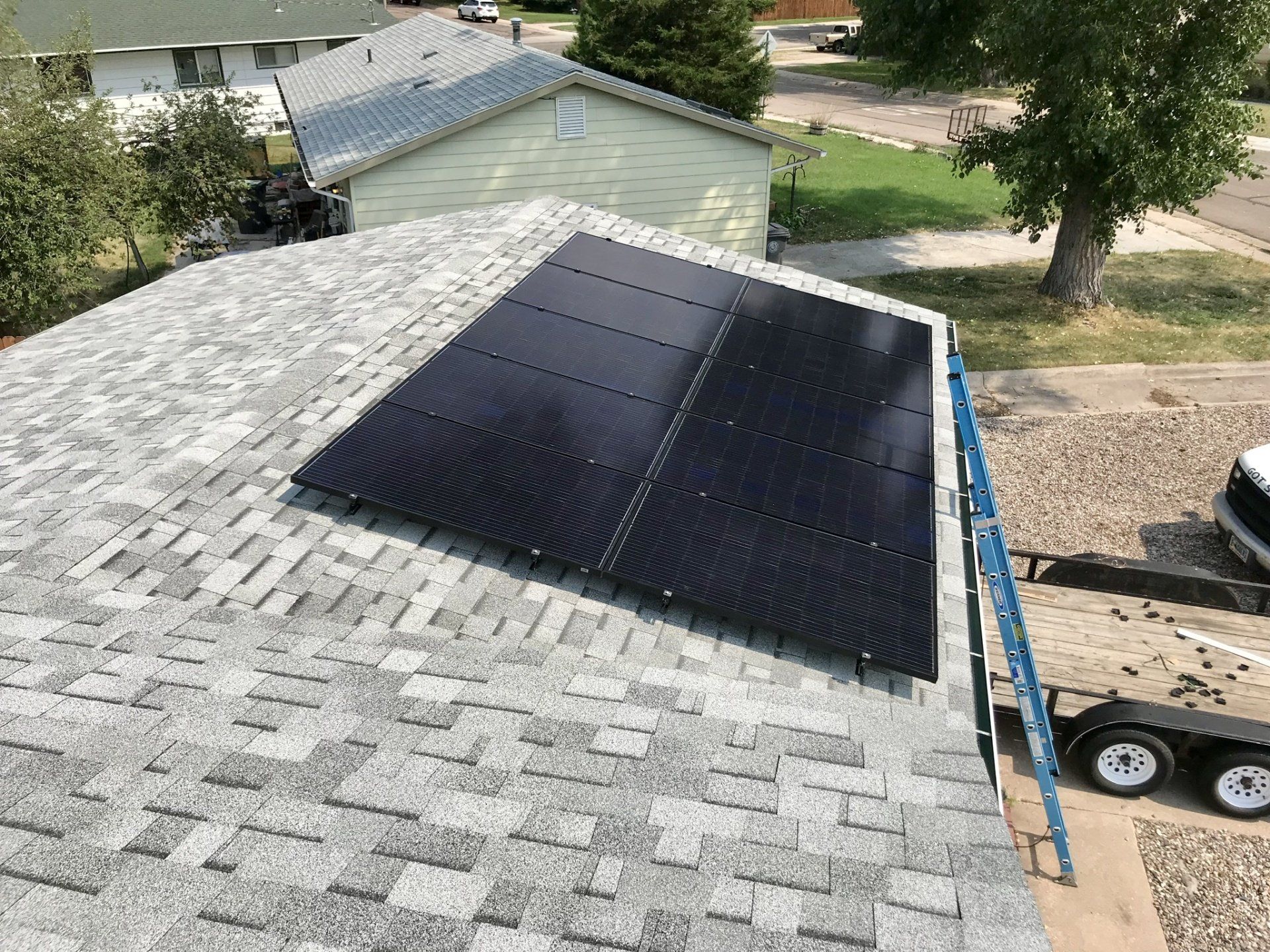 New Installed Solar Panel in the Roof — Cheyenne, WY — The Electric & Solar Specialist
