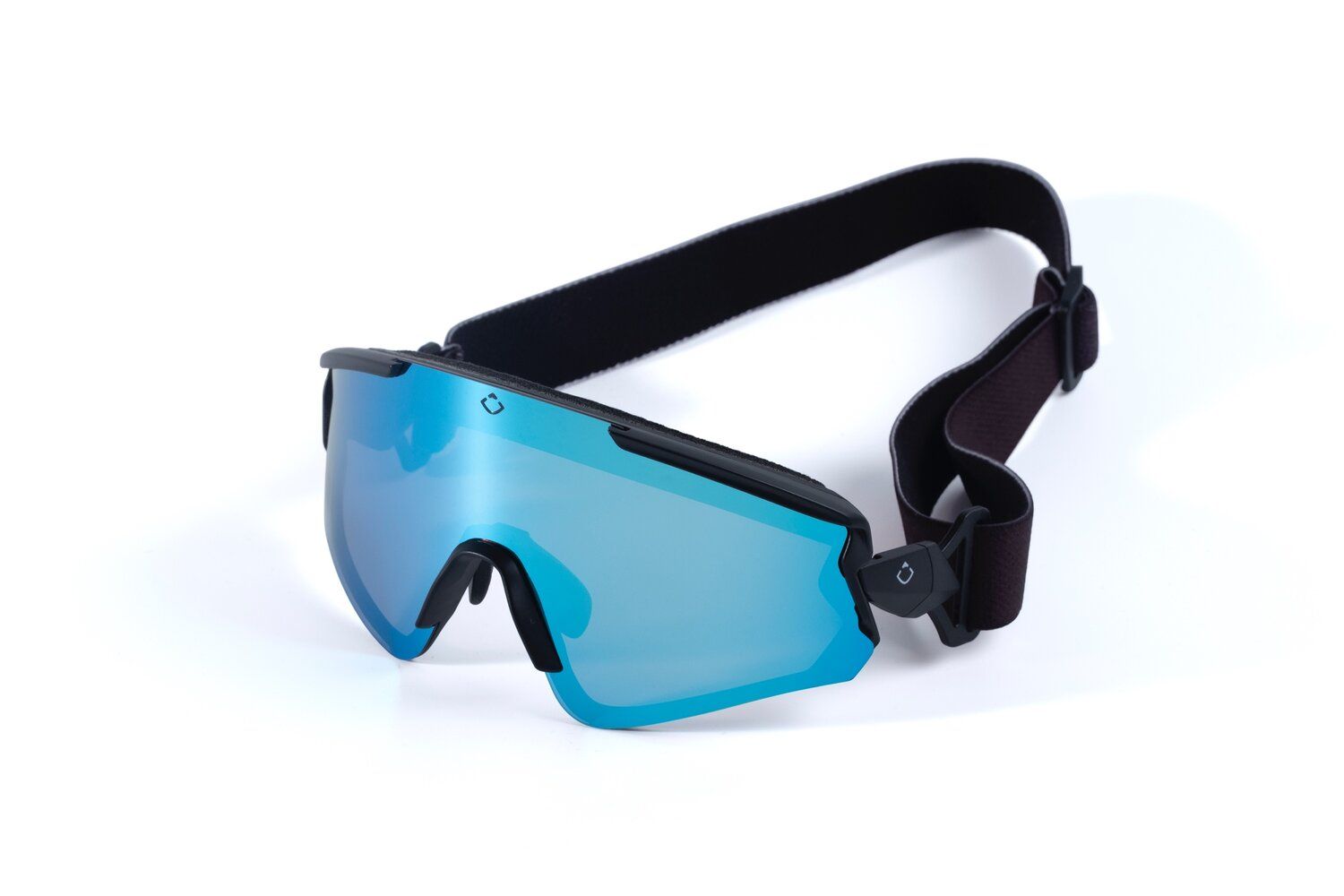 shot of blue visor goggles with black strap from Product and Commercial Photography Package by De Vera Imagery