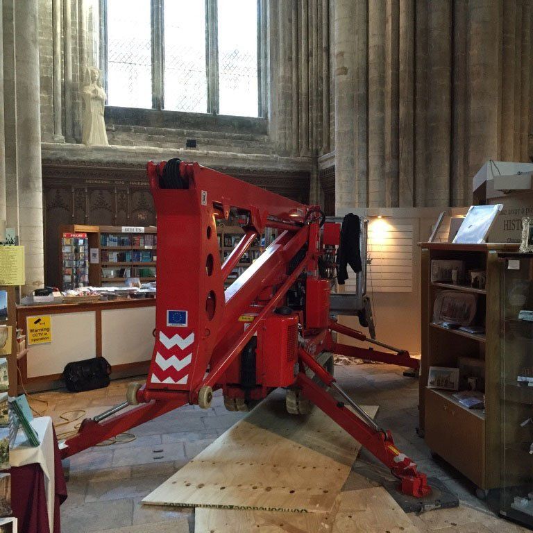 machinery used in ecclesiastical project