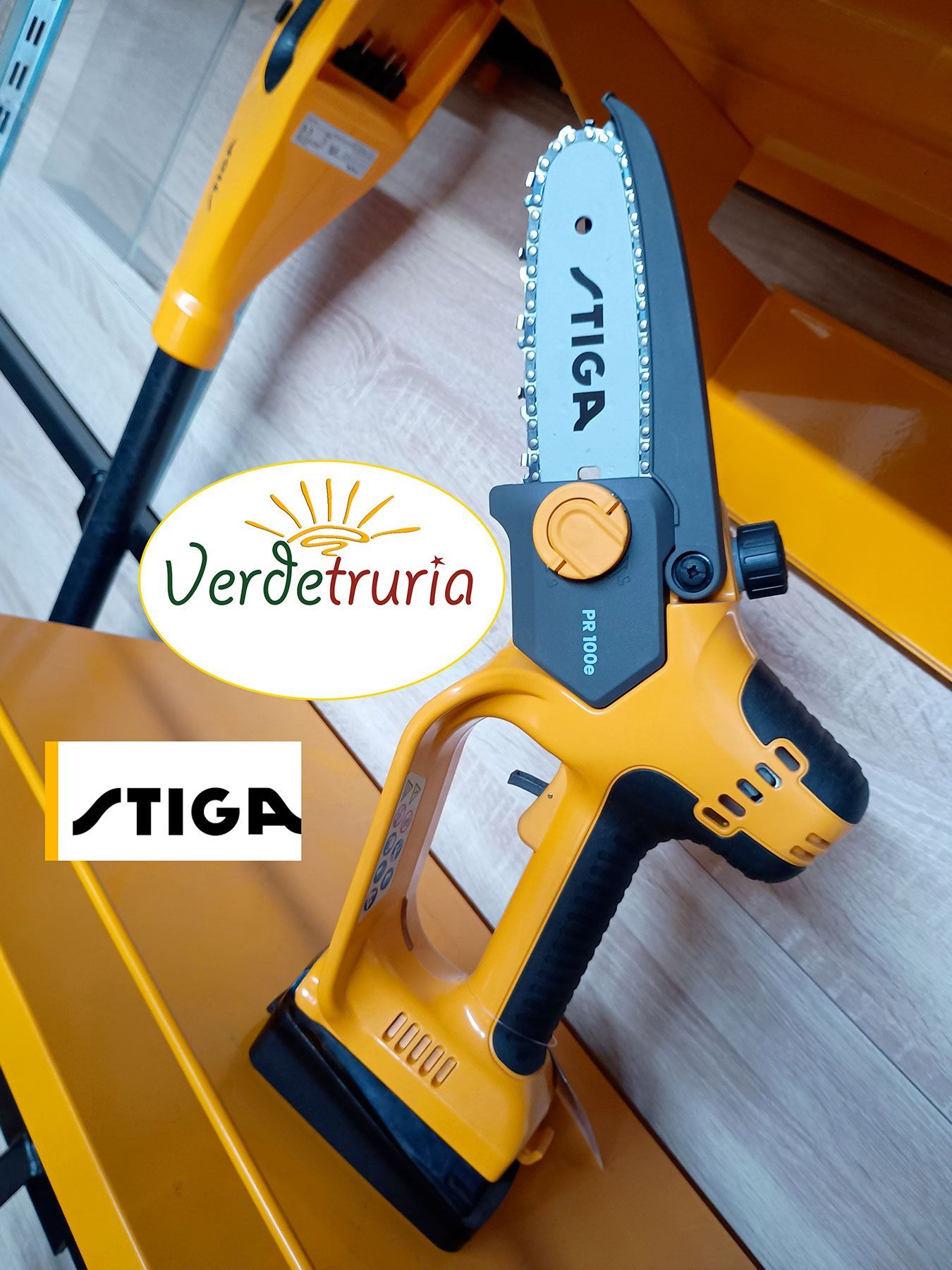 Cesoia e sega da potatura a batteria PR 100e Kit