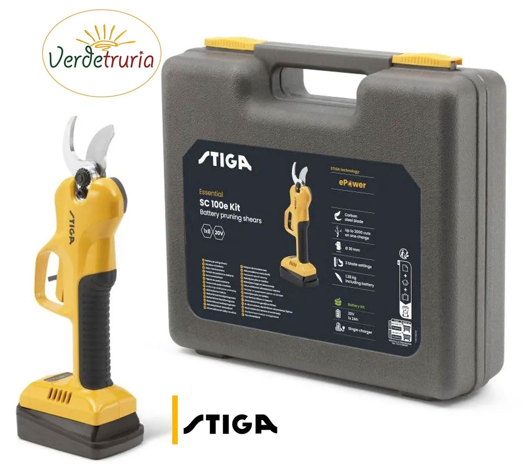 Cesoia e sega da potatura a batteria SC 100e Kit