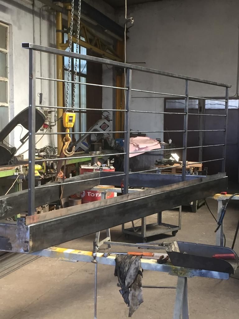 ringhiera metallica soppalco