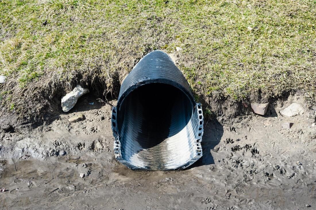 water drainage in the ground