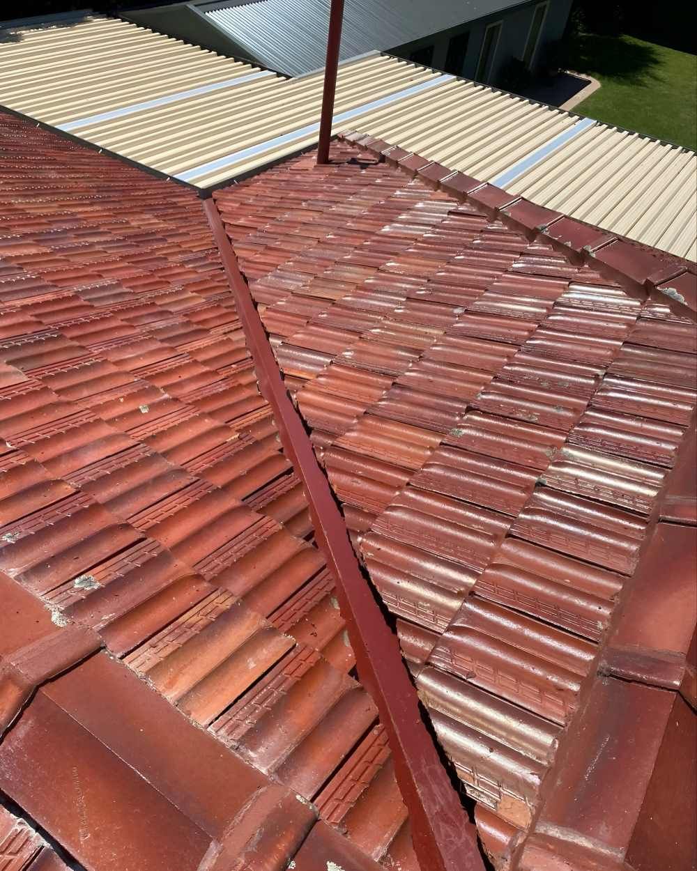 After Cleaning The Tiled Roof — Lance Ward Roof Tiling in Orange, NSW