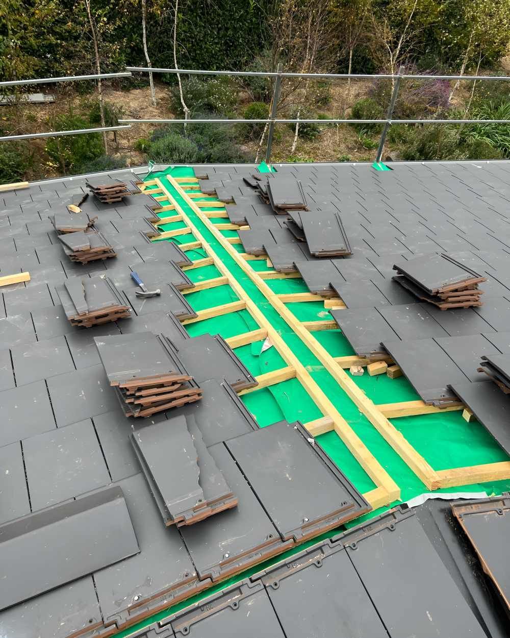 Installing New tiles Roof — Lance Ward Roof Tiling in Orange, NSW