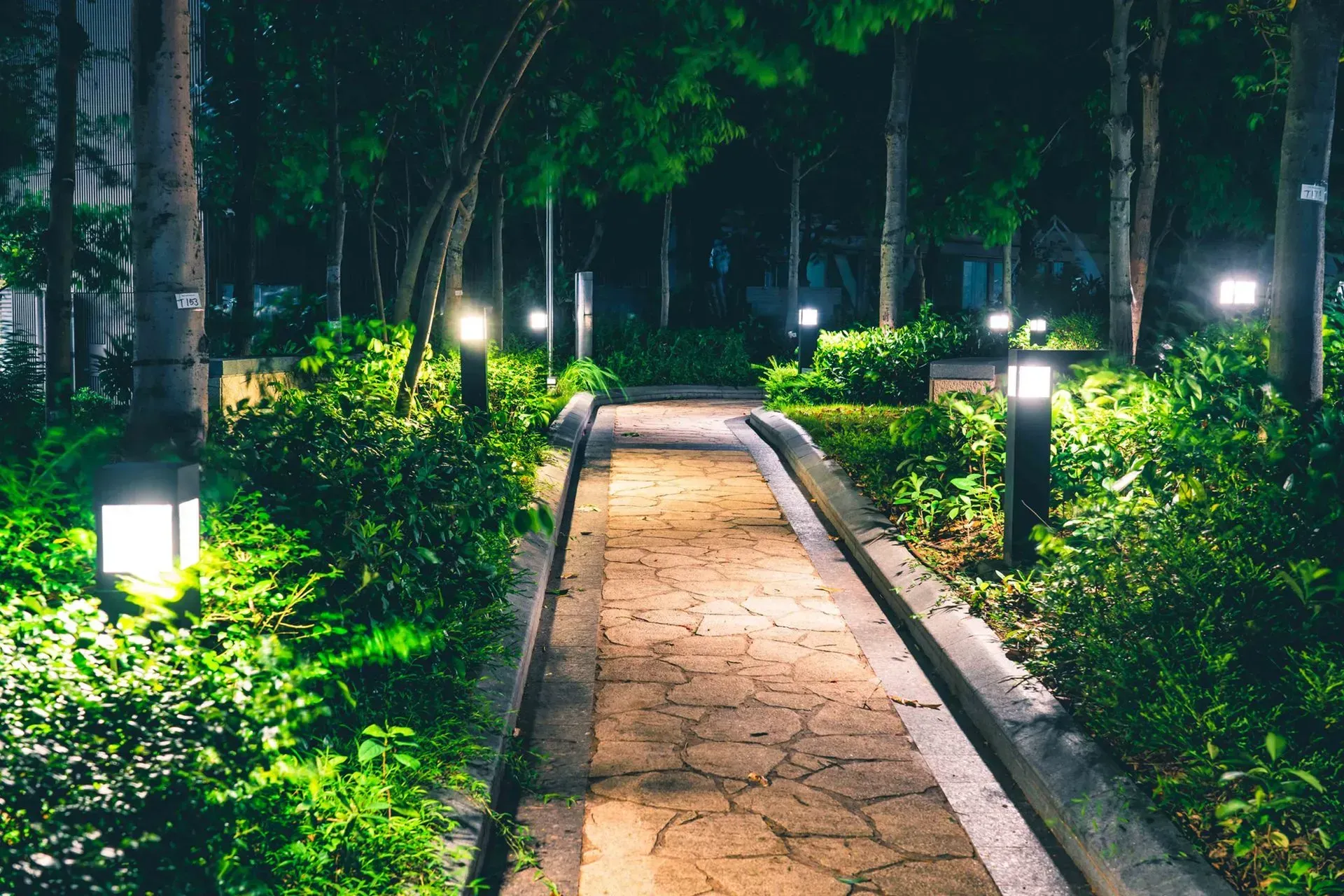 Pathway With Lights — Englewood, FL — Smiths Electric Inc